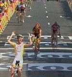 Riccardo Ricco gagne la sixime tape du Tour de France 2008
